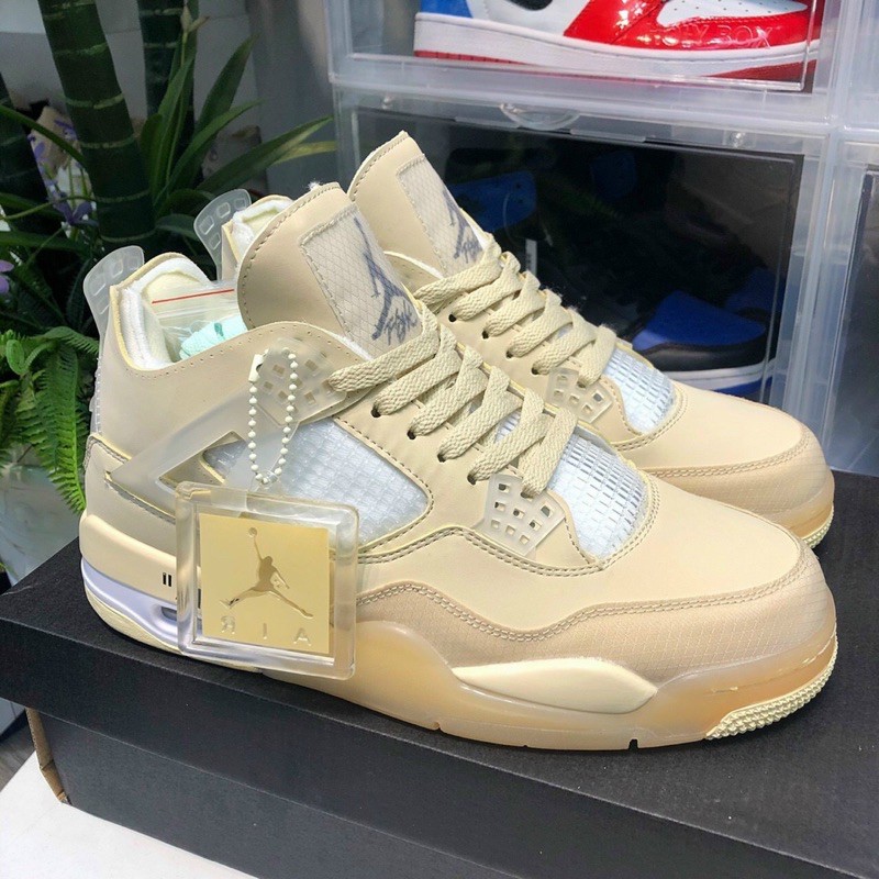 giầy jdan4 off white hàng 1:1 ( full box + free ship )