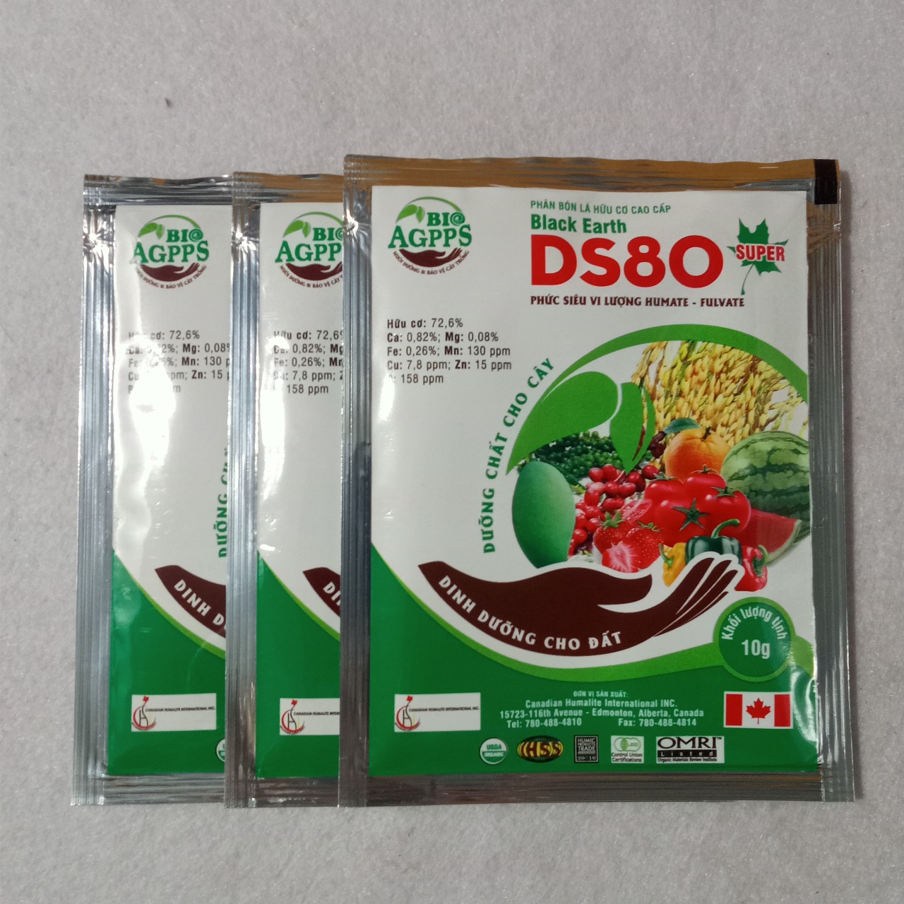 Black Earth DS80 - PHÂN BÓN LÁ HỮU CƠ CAO CẤP DS80