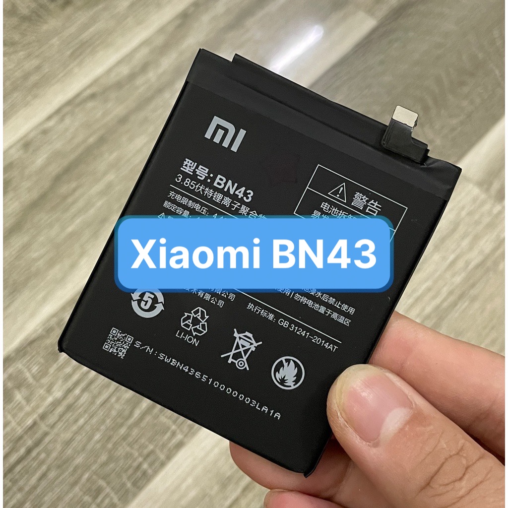 Pin zin xiaomi BN43 / Redmi note 4X / 4000mAh