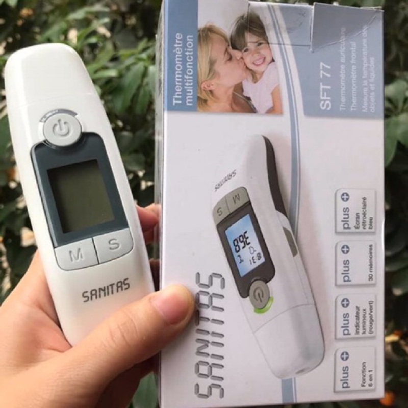 Giá bán NHIỆT KẾ HỒNG NGOẠI ĐA NĂNG SANITAS ĐỨC SFT 77