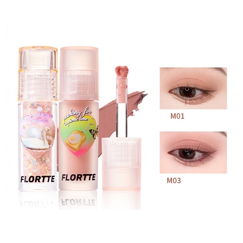 [FLORTTE] Nhũ mắt/má kem Flortte Heart Attack 1.5g