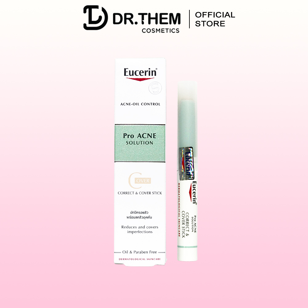 Bút Che Khuyết Điểm Eucerin  Pro Acne Correct & Cover Stick 2g