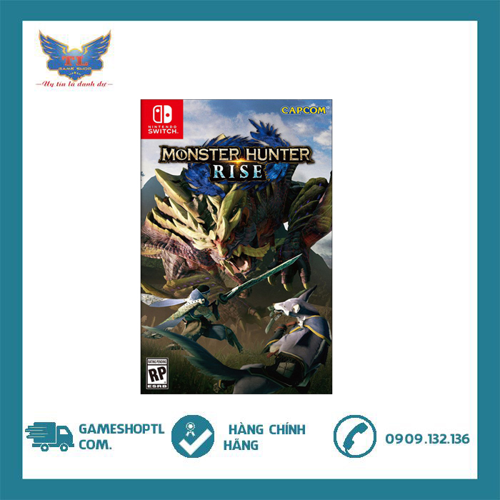[HCM]Game Monster Hunter Rise Cho Máy Game Nintendon switch
