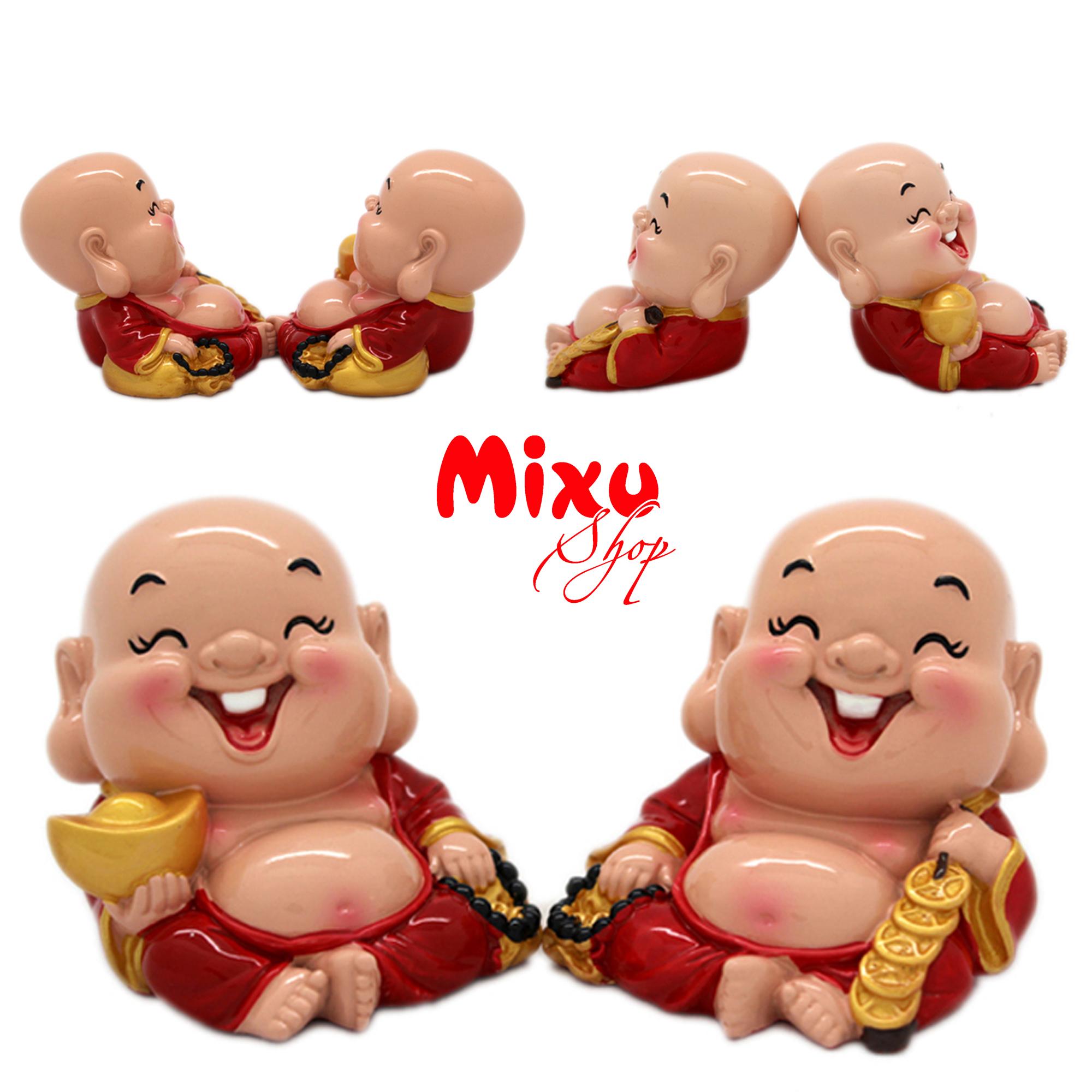 [HCM]TƯỢNG CHIBI DI LẶC 6CM - Cầm thỏi vàng