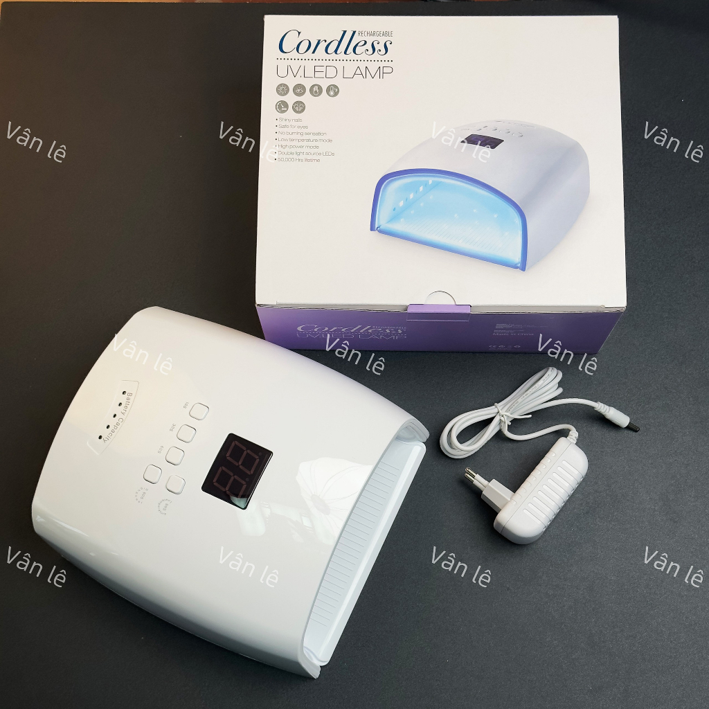 máy hơ gel móng tích điện s10 Cordless 48w