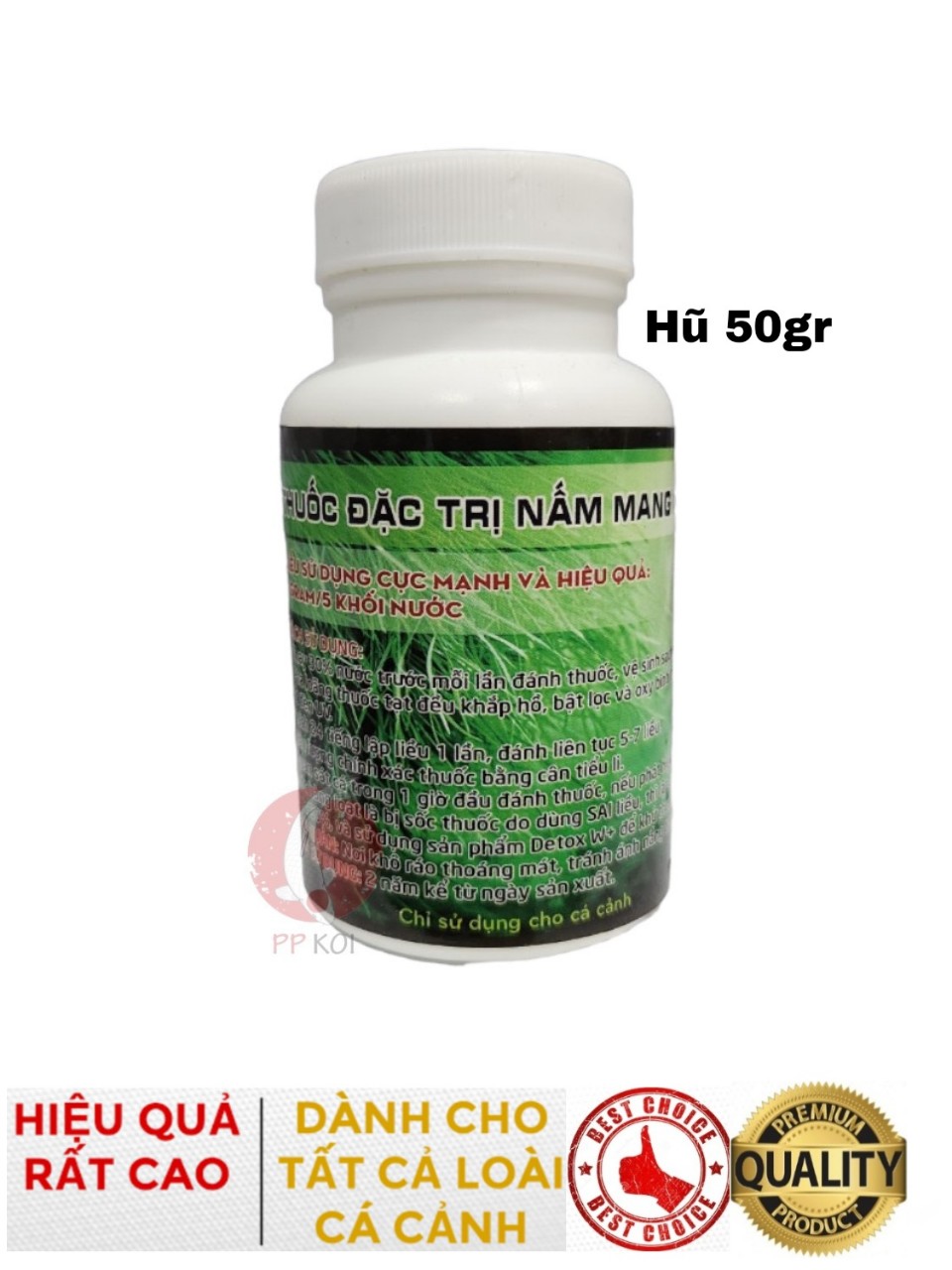 [HCM]Diệt Nấm Mang cho Cá - Hủ 50gr