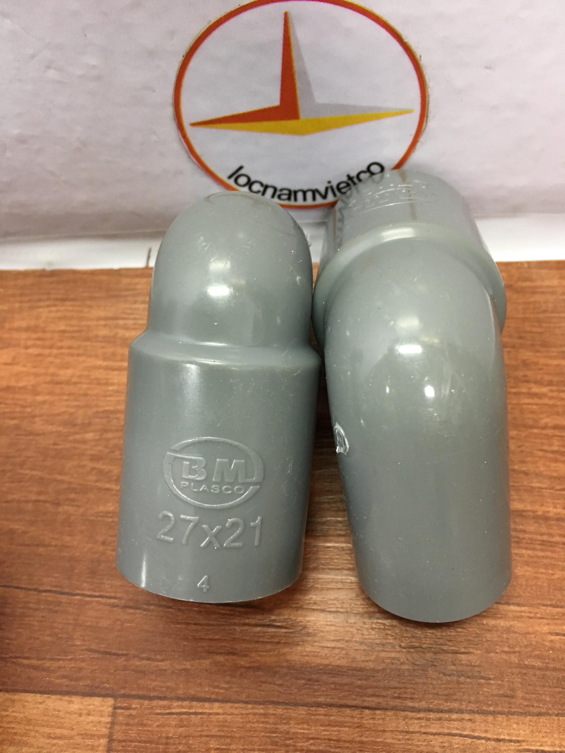 Co PVC  phi 27 giảm 21 Bình Minh( 10 cái )
