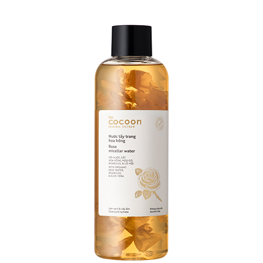 [HCM][DỊU NHẸ SẠCH SÂU] Nước Tẩy Trang Hoa Hồng Cocoon 500ml
