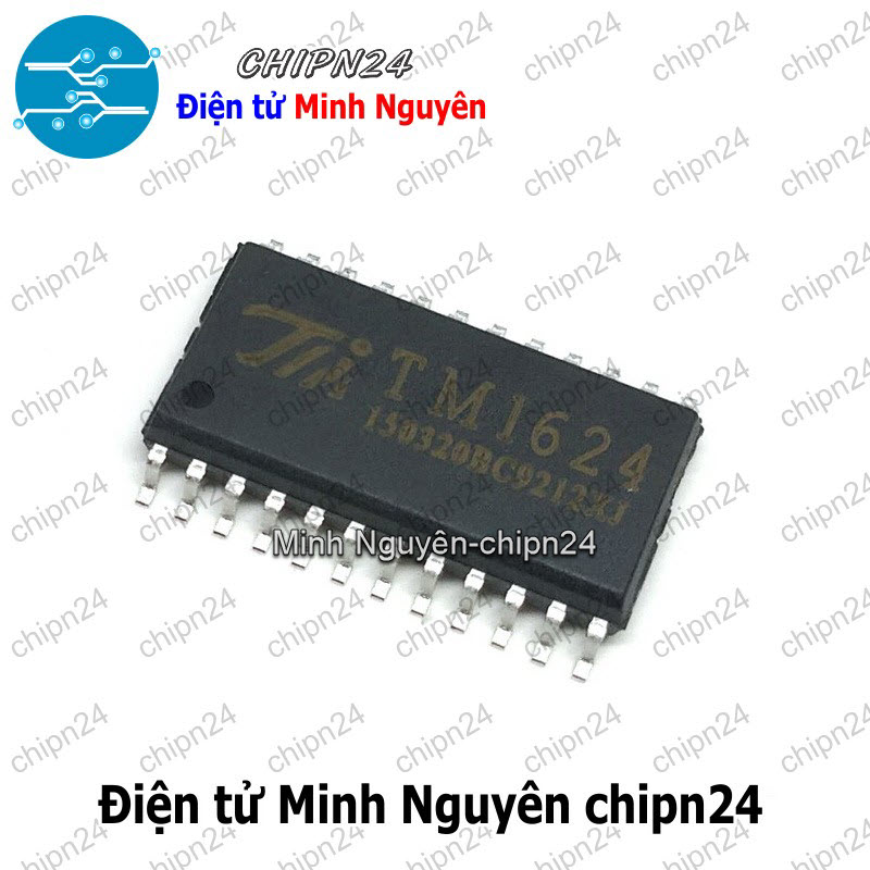 [1 con] (SOP) IC Dán TM1624 SOP-24 (SMD) (1624) - HH004895