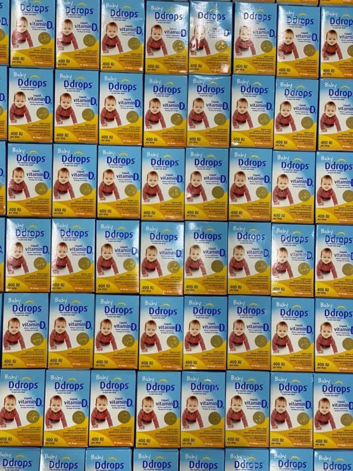 [HCM]Baby Ddrop Vitamin D3 90 Giọt Cho Trẻ Sơ Sinh