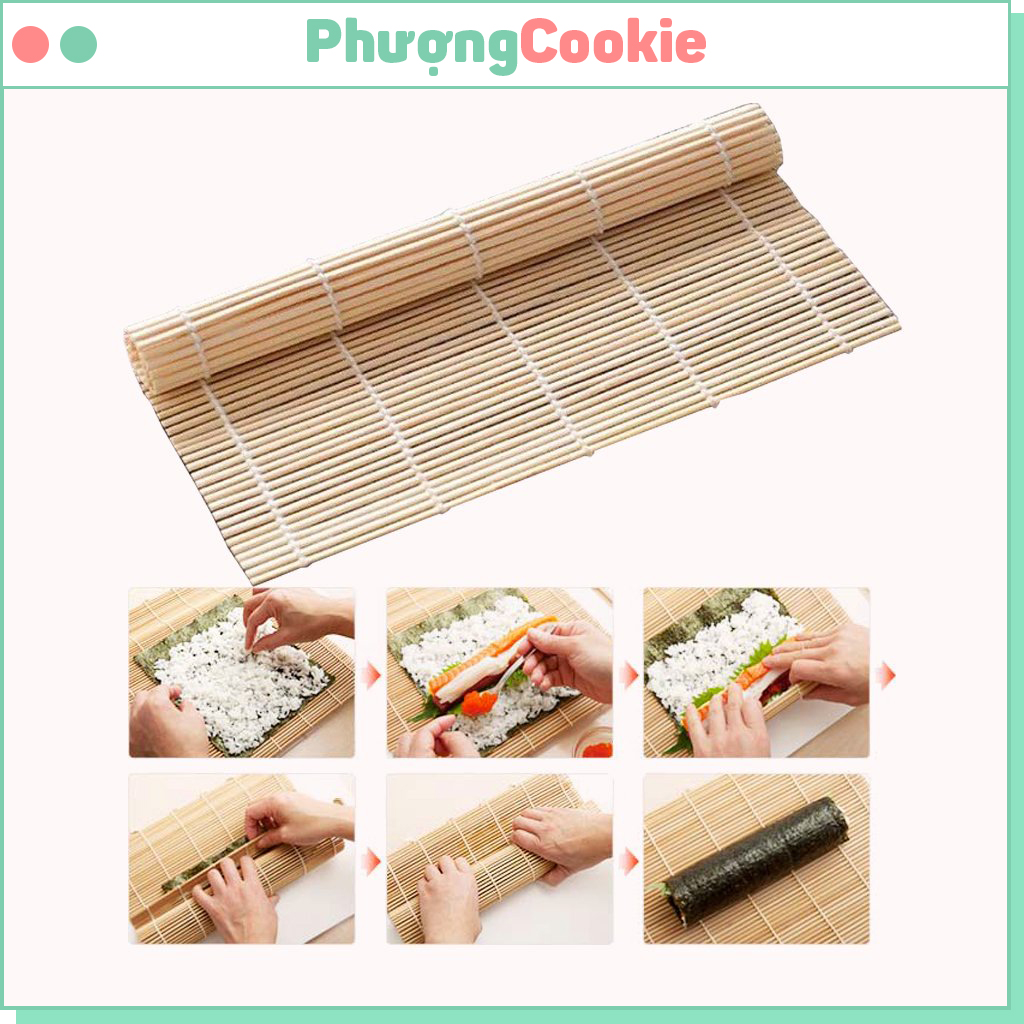Mành tre cuộn cơm, kimbap, sushi