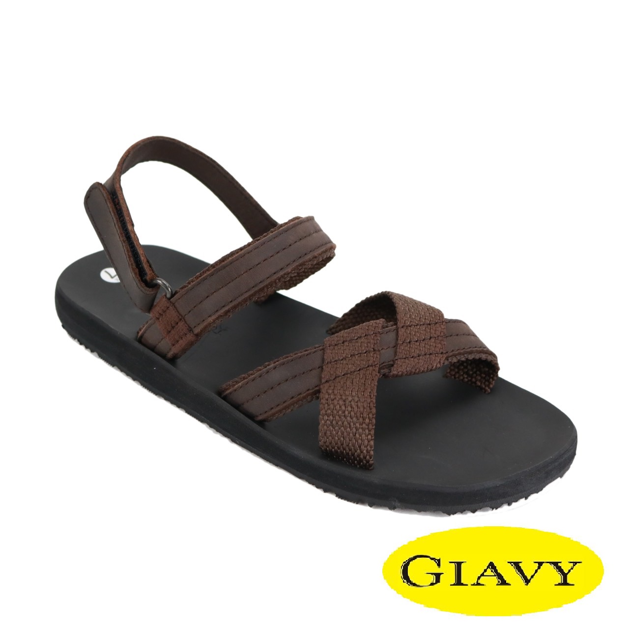 Giày sandal Giavy nữ - SN033 Nâu