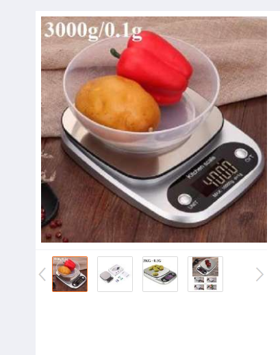 Cân tiểu ly điện tử nhà bếp Ebalance Kitchen Scale 0.1g max 3kg, can thuc pham, can nha bep