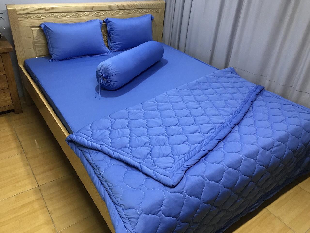 DRAP THUN HÀN 1 MẢU TRƠN-GRAP GIƯỜNG