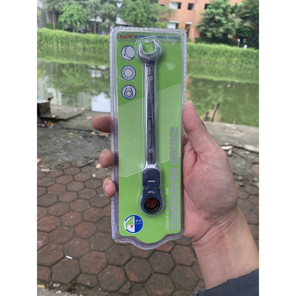 Cờ lê tự động gật gù 10mm Buddy BA0070 AZ24TOOLS