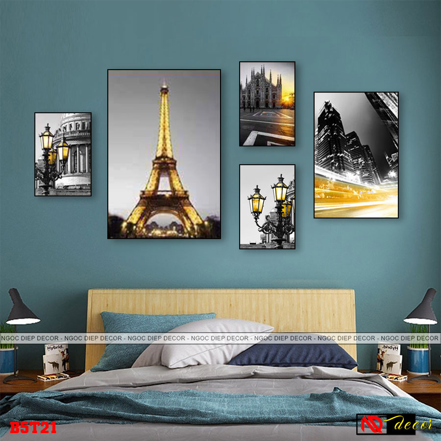 Bộ 20 mẫu tranh dán tường nhiều tấm tùy chọn hiện đại tuyệt đẹp -Trang décor phong cách hiện đại