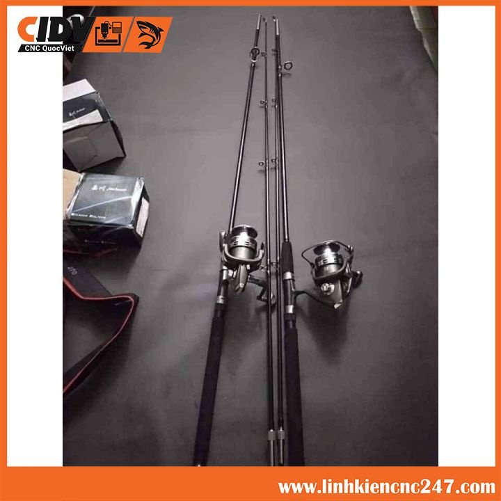 Bộ cần câu máy 2m7 ,máy yumoshi lc 7000 kèm trọn bộ phụ kiện