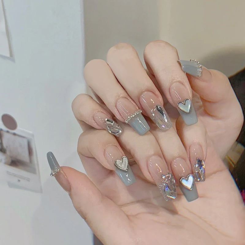 Charm Trái Tim Xà Cừ Tinh Tế HÀN QUỐC | Trang Trí Móng 5L