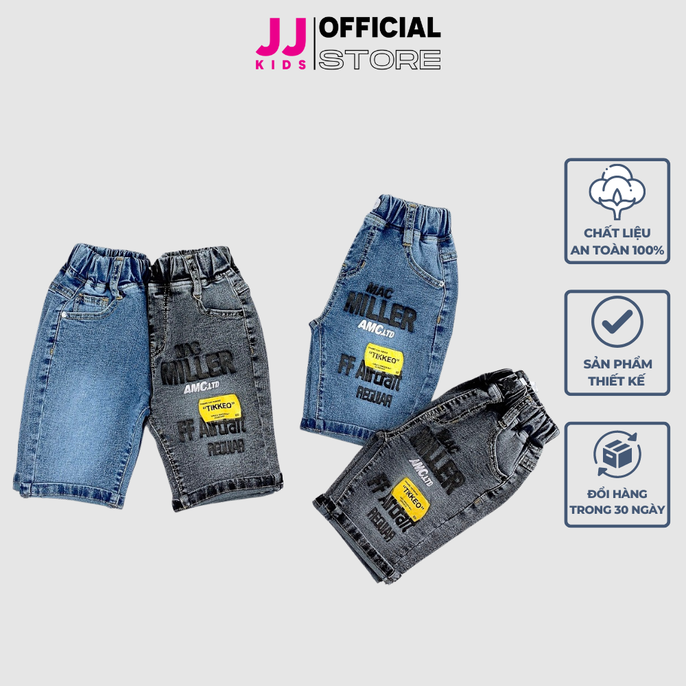 Quần jean bé trai,quần jean lững bé trai năng động thoải mái full size | FREESHIP MAX - JJ Kids Fashion