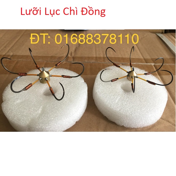 Lưỡi Câu Cá, Lưỡi Lục Chì Đồng, Chì Đúc Đồng