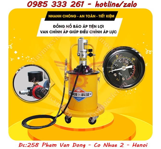 MÁY BƠM MỠ KHÍ NÉN KOCU GZ-150