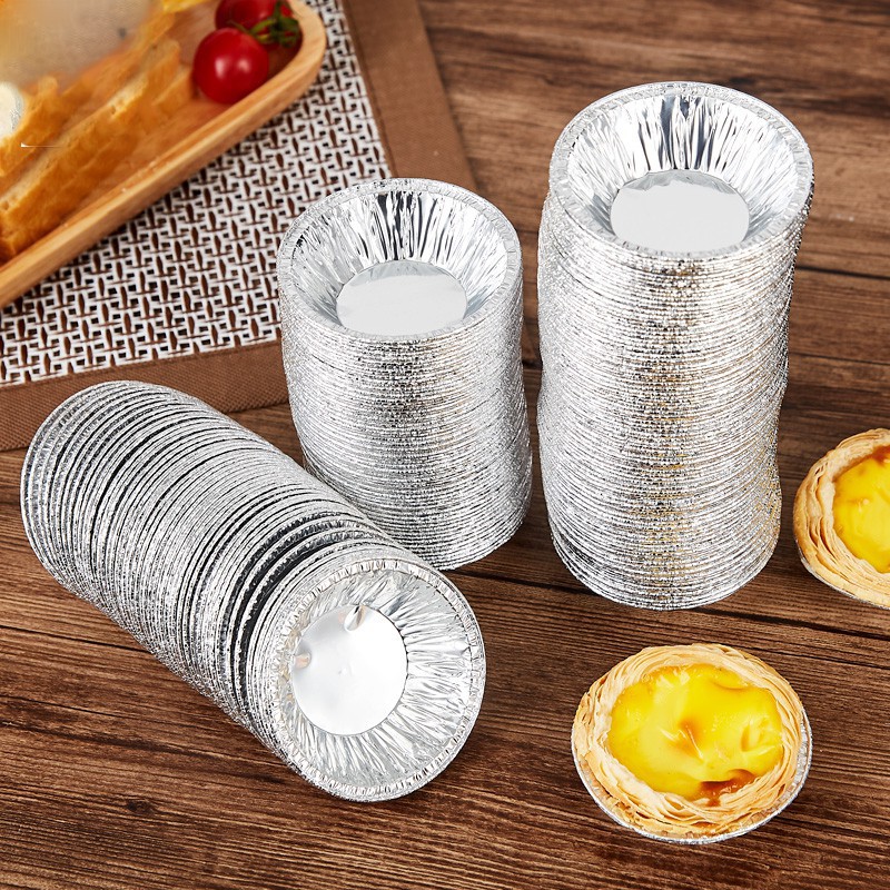 Set 50 Chén Giấy Bạc Lót Khuôn Nướng Bánh B206