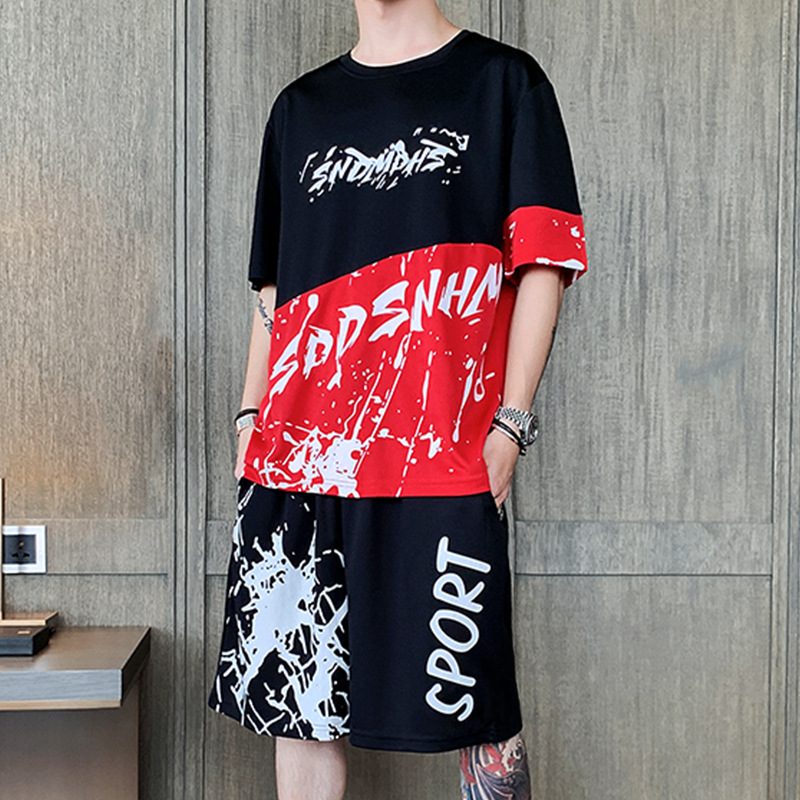 [HCM]Set đồ bộ quần áo thể thao nam đồ bộ mặc ở nhà Chất thun thể thao dệt 3D thoáng mát phong cách trẻ trung năng động đầy năng lượng