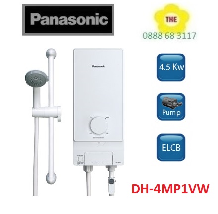 Máy nước nóng Panasonic DH-4MP1VW (Trắng) ( DH 4MP 1VW / DH4MP1VW / DH-4MP )