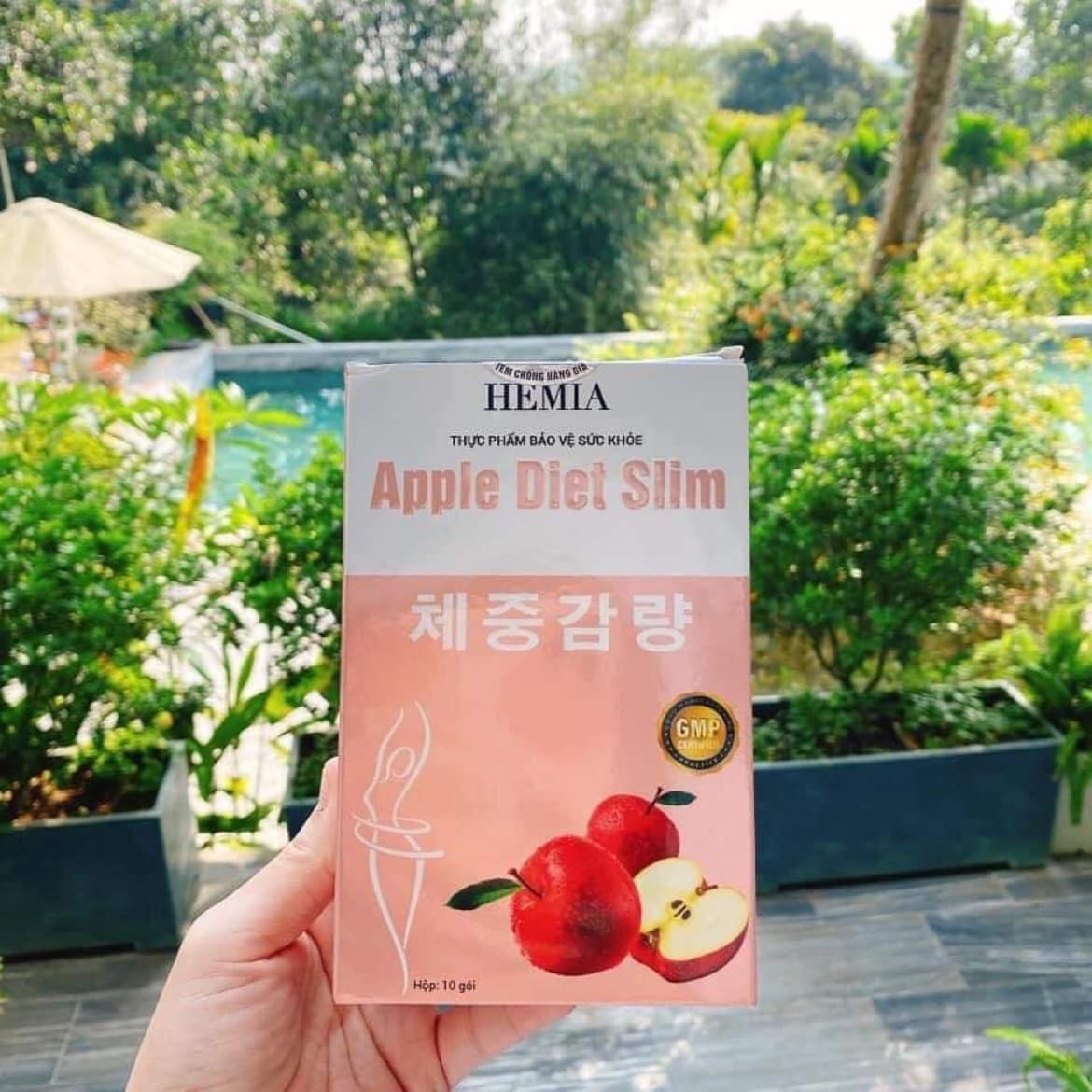 Thạch táo giảm cân Hemia 30 gói