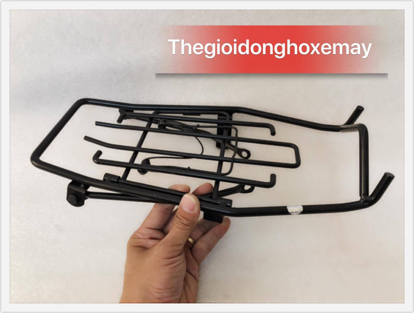 Baga giữa INOX đen Raider Fi - Satria