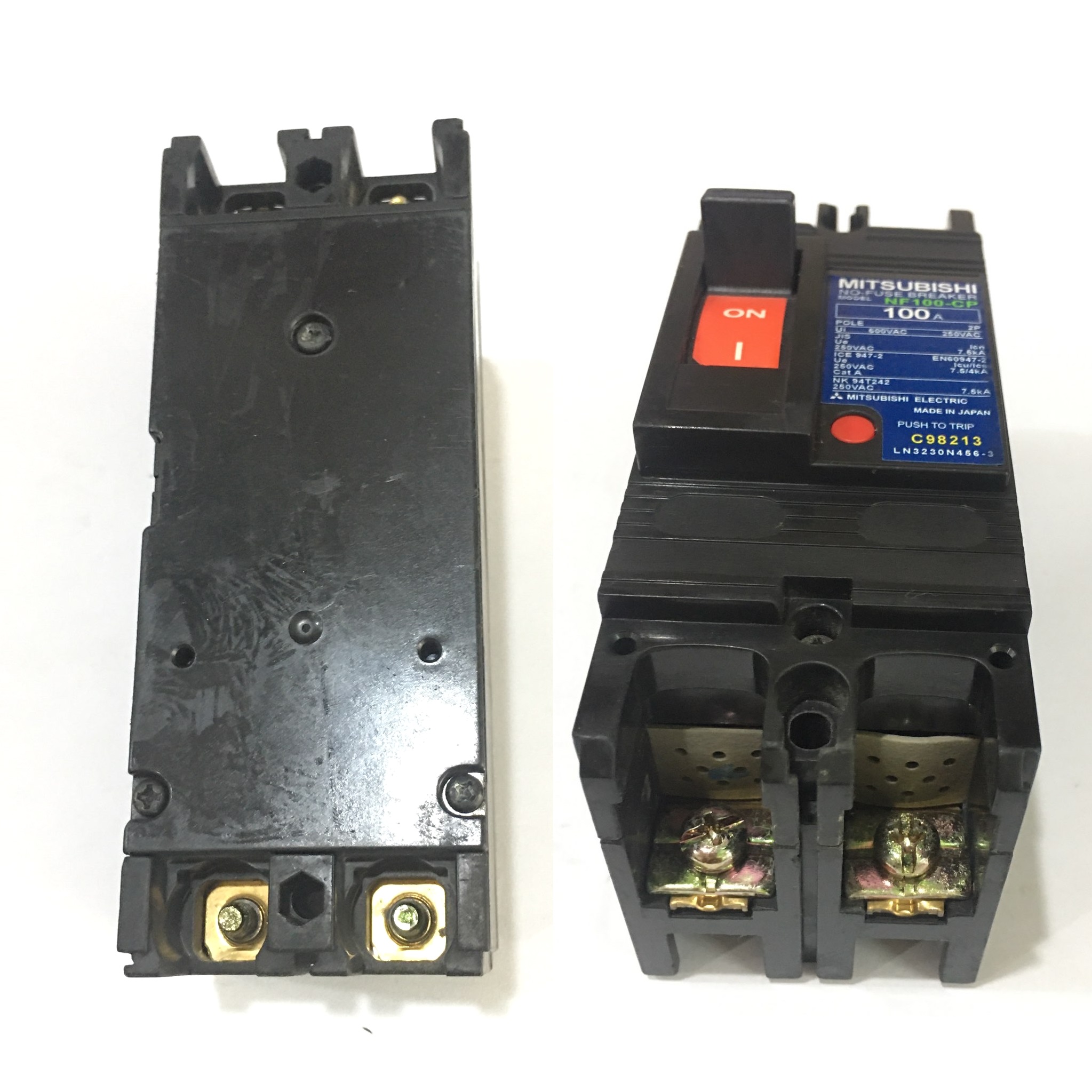 APTOMAT 1 PHA MITSUBISHI NỘI ĐỊA NHẬT 100A