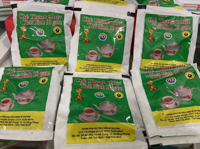 Chè Thanh Nhiệt Thái Bình [Trà thanh nhiệt] (100 gói x 10gam)