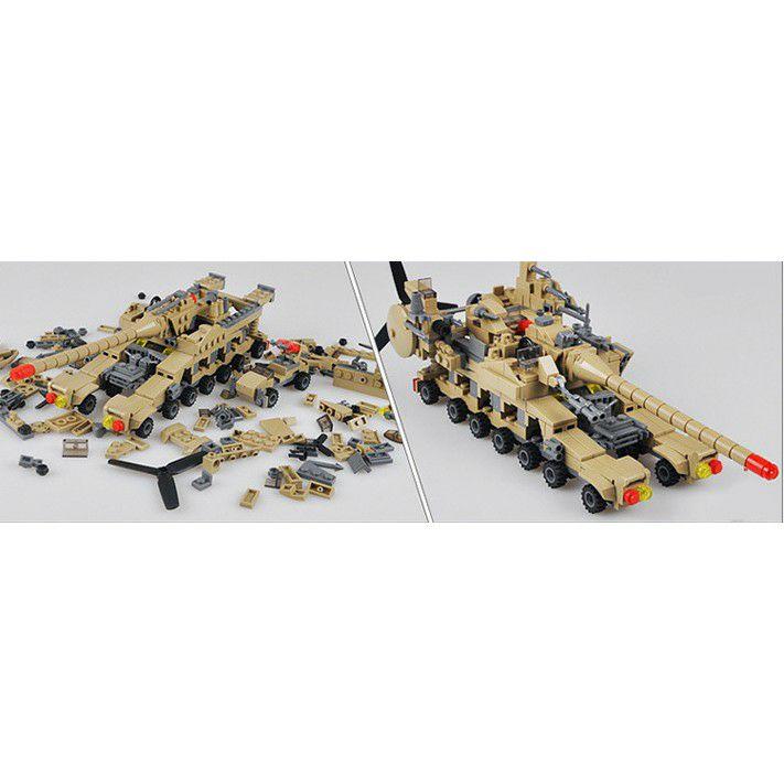 Bộ lego 16 in 1 - Mô hình xe tăng