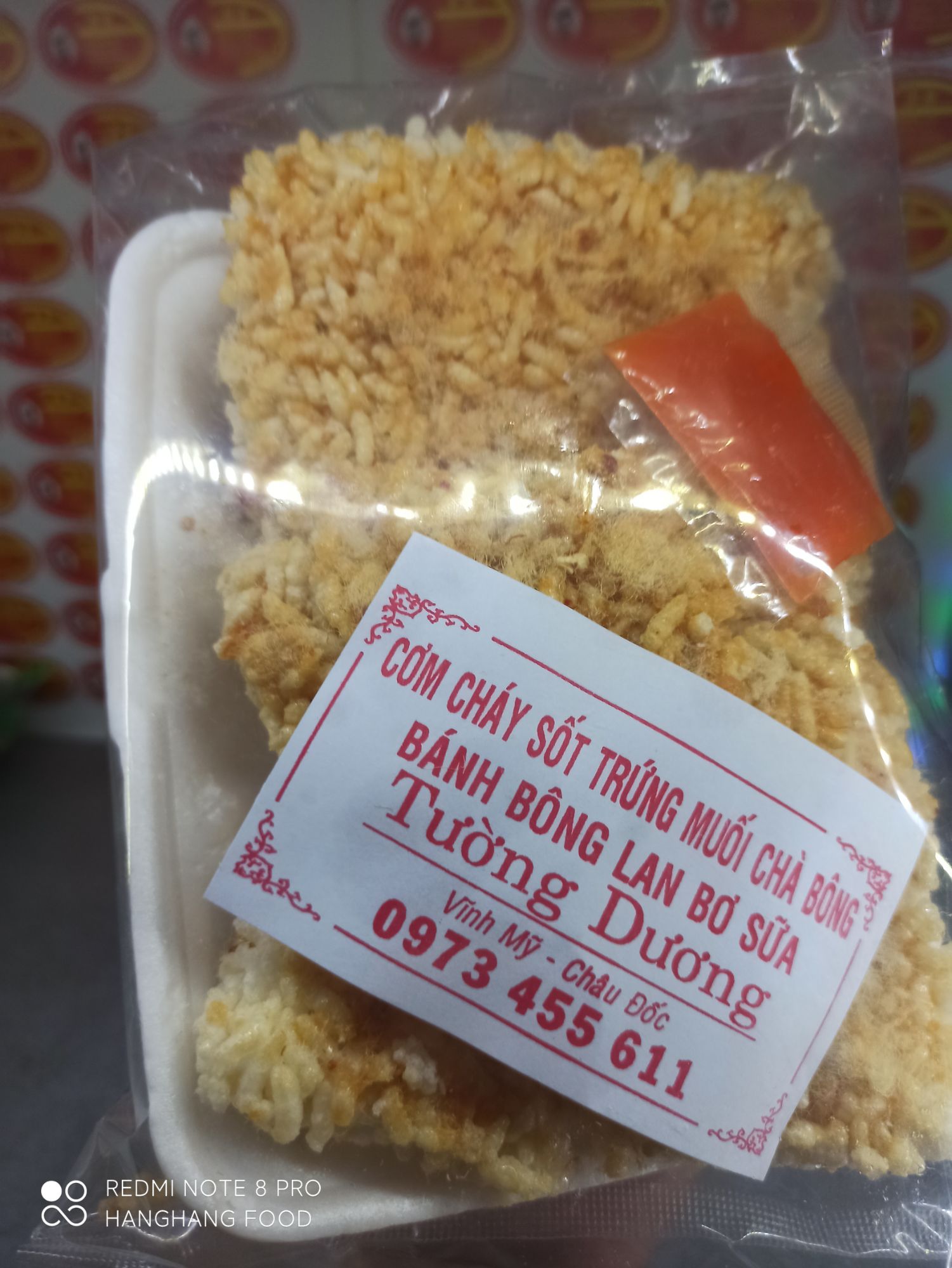 CƠM CHÁY CHÀ BÔNG  SỐT TRỨNG MUỐI
