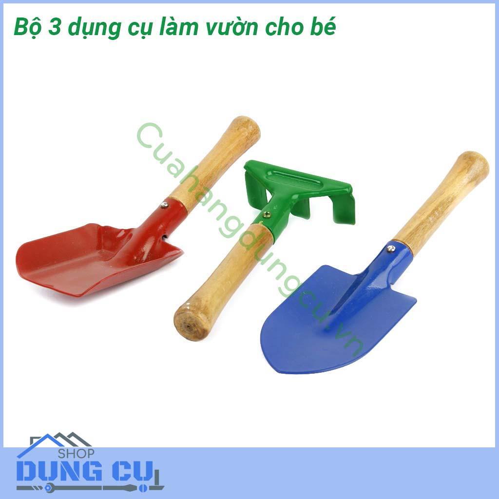 Bộ 3 dụng cụ làm vườn cho bé