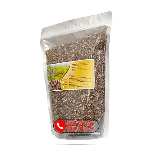 Cốm Gạo Lứt Mầm Ngok Linh - Bịch (500gram)