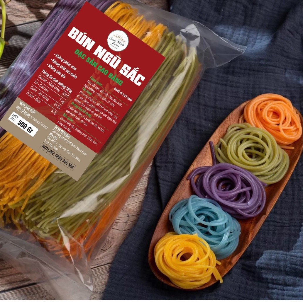 BÚN GẠO NGŨ SẮC - EAT CLEAN 500G