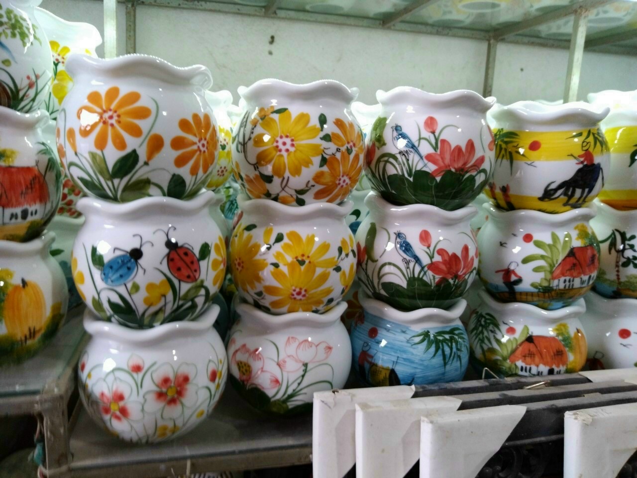 Đèn xông tinh dầu sứ size to