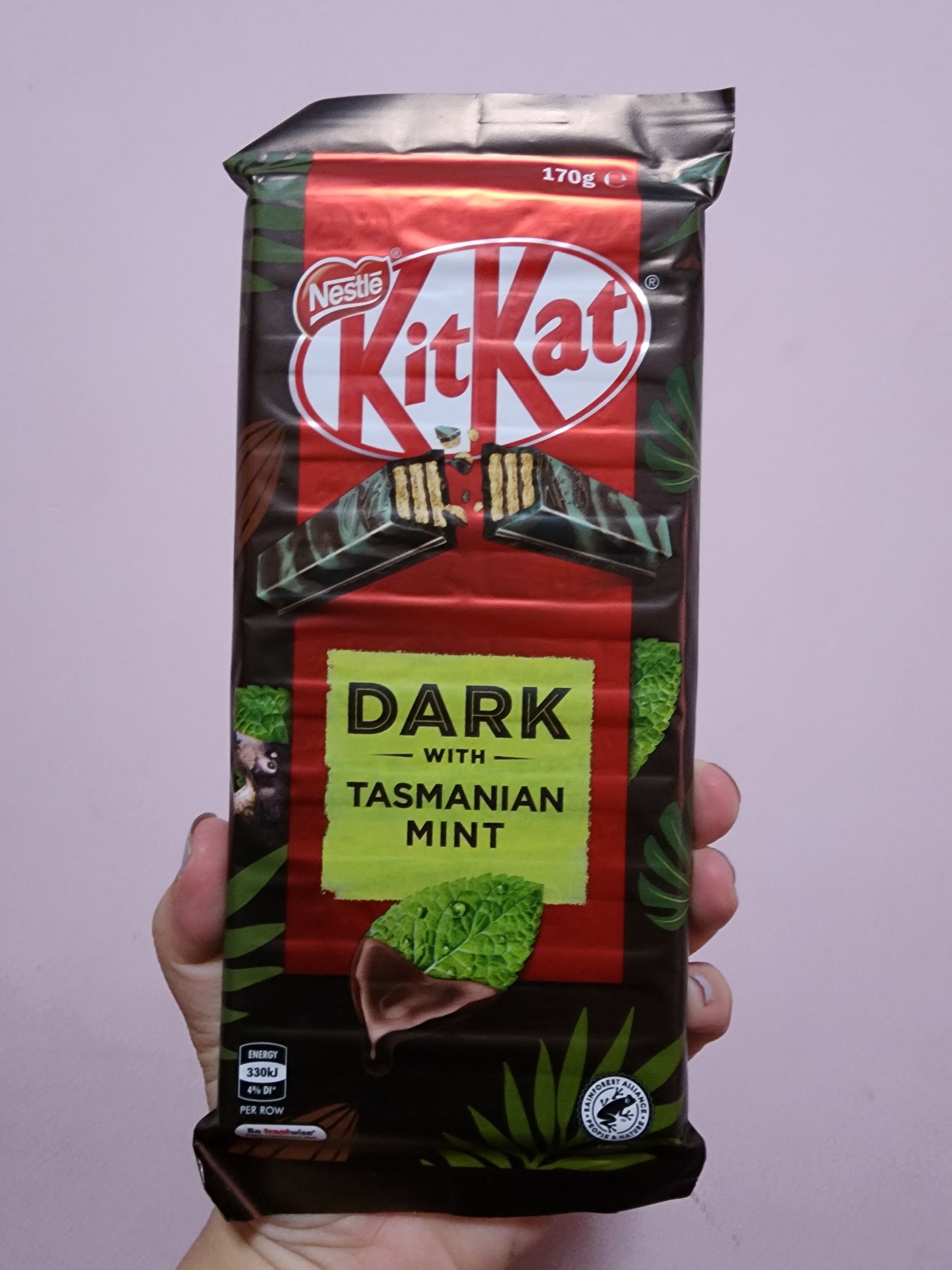 KitKat Dark chocolate Australia with Tasmania mint 170g bánh kit kat