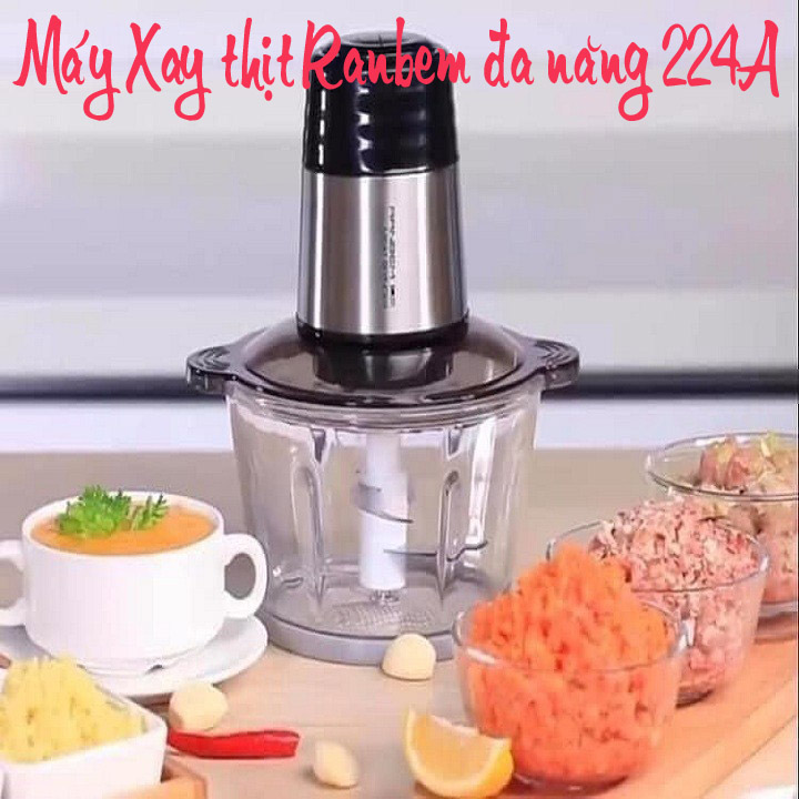 [HCM]Máy xay thịt rau củ hạt... đa năng RANBEM 224A-300W