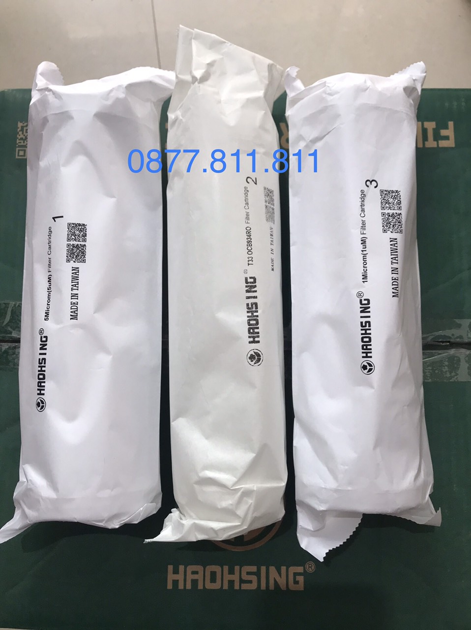 Bộ 3 lõi lọc haohsing 1,2,3 - chính hãng