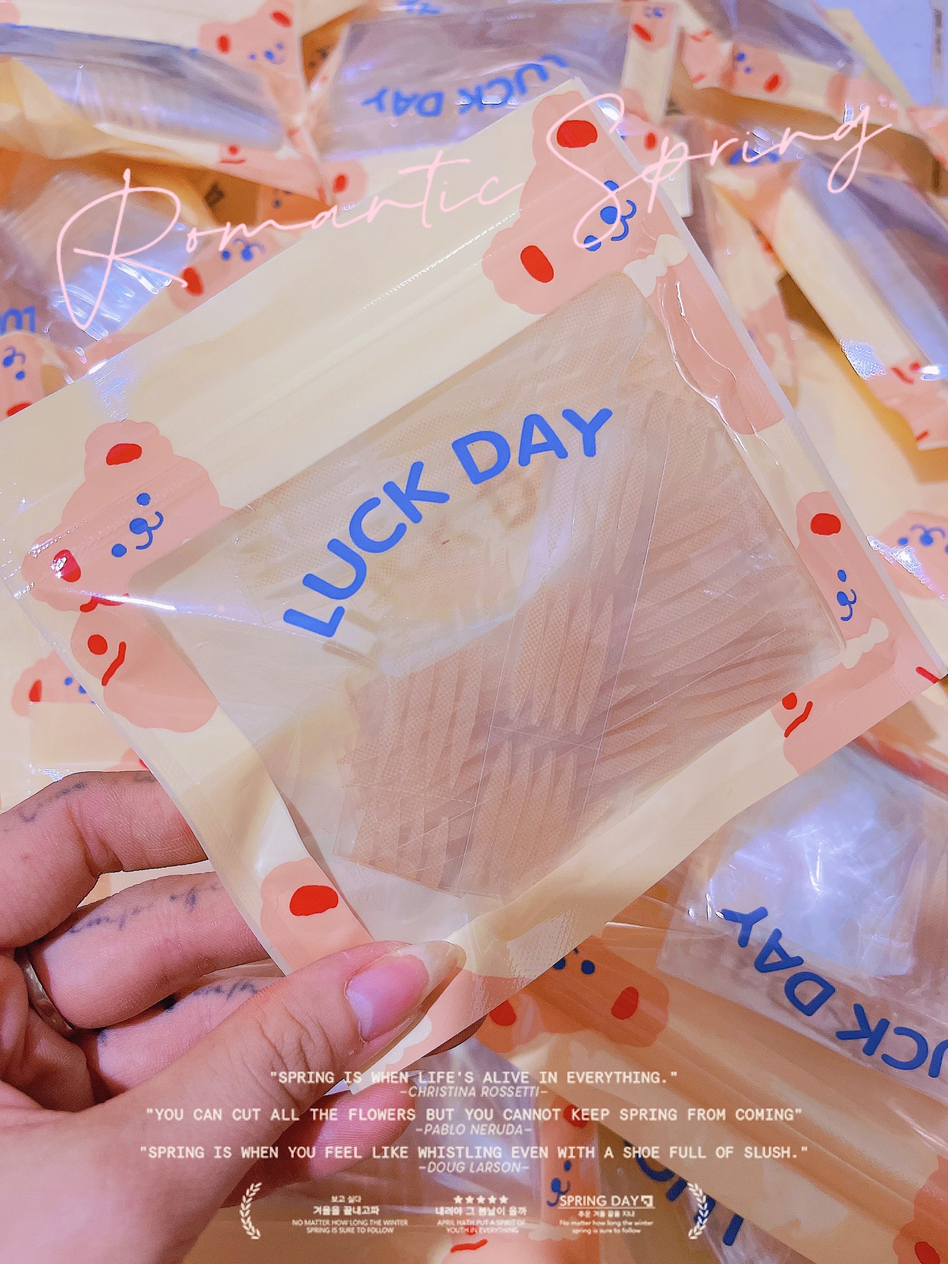 [W.E store] bag 240 stickers size eyelid-double eyelid 2 Face, Super Multi, super handy