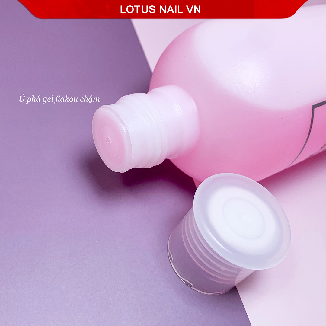 Nước phá sơn gel Jiakou ủ móng chai 500ml siêu tiết kiệm
