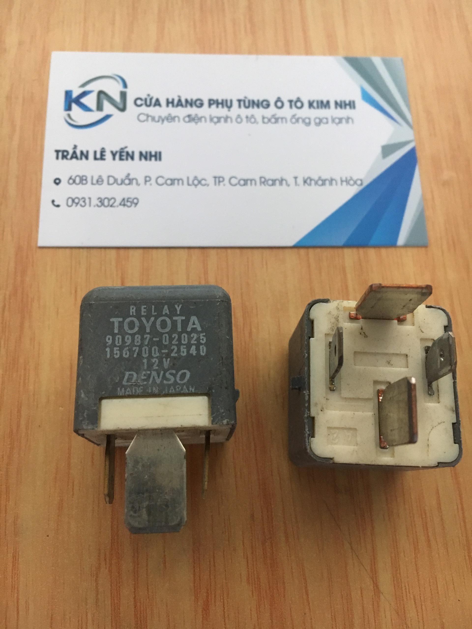 RELAY (ROLE) 4 chân 12V Denso Japan (Hàng bãi)