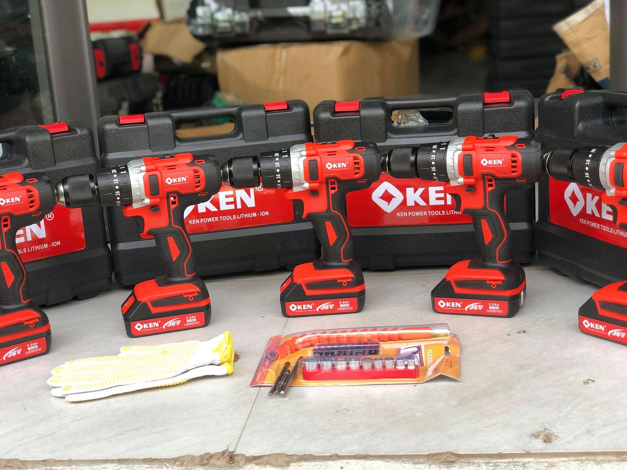 khoan pin Ken 36V có đồ