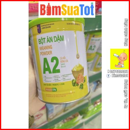 Bột ăn dặm A2 đủ vị cho bé từ 4 tháng hộp 320g