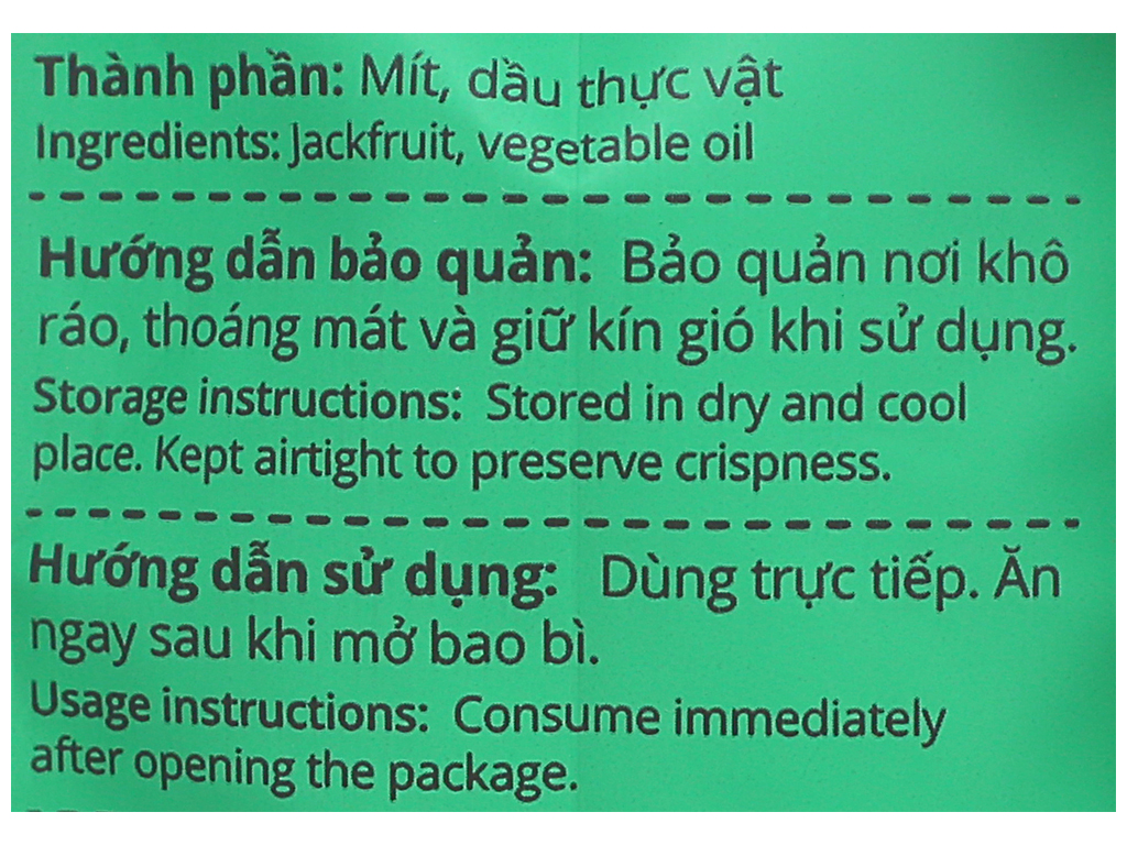 Mít sấy Rộp Rộp gói 250g/100g