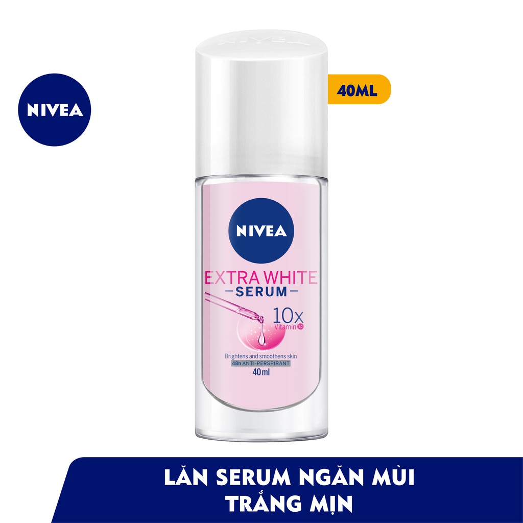 Lăn serum trắng mịn ngọc trai NIVEA Extra White 40ml