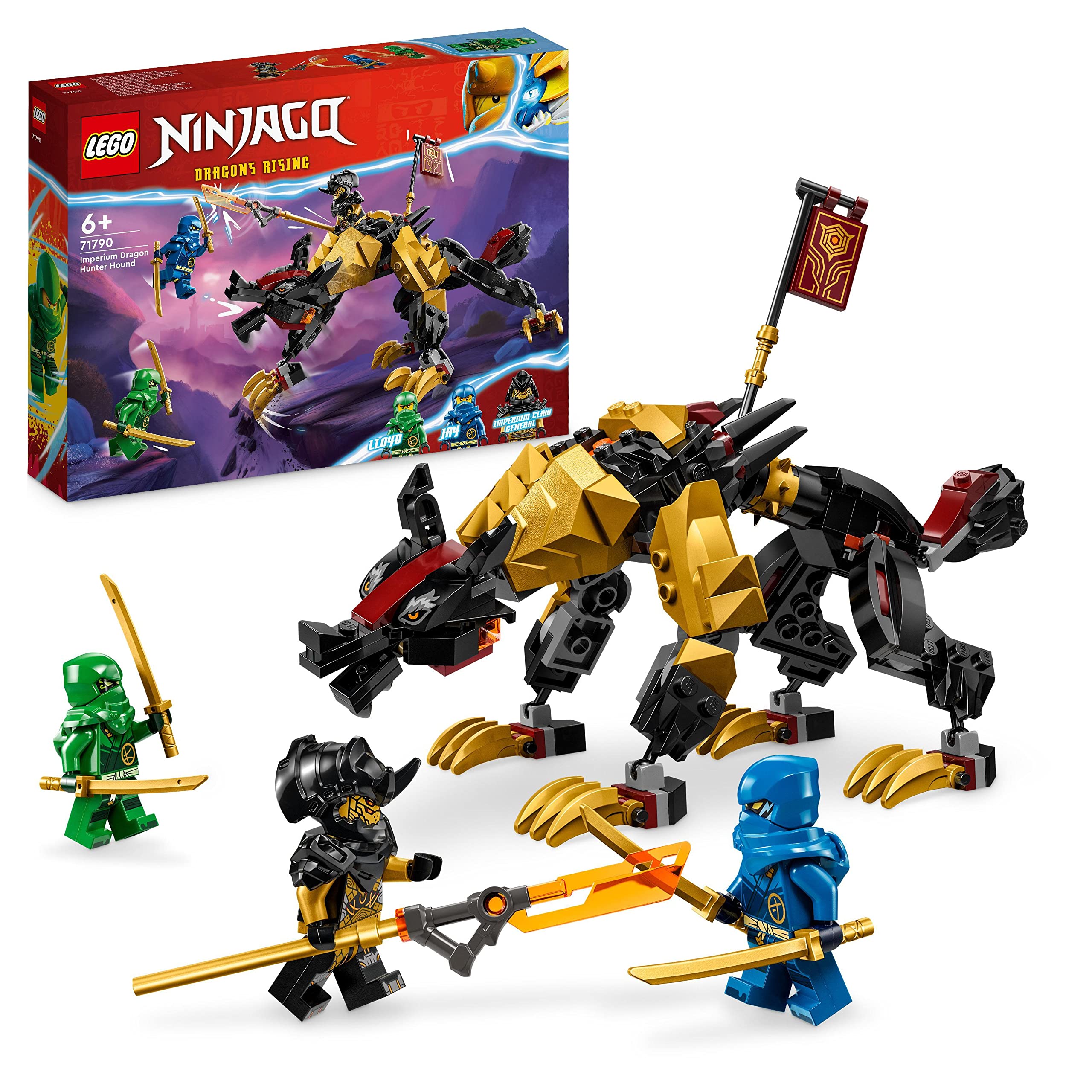LEGO 71790 NINJAGO Imperial Dragon Hunter Hunting Dog Buildable