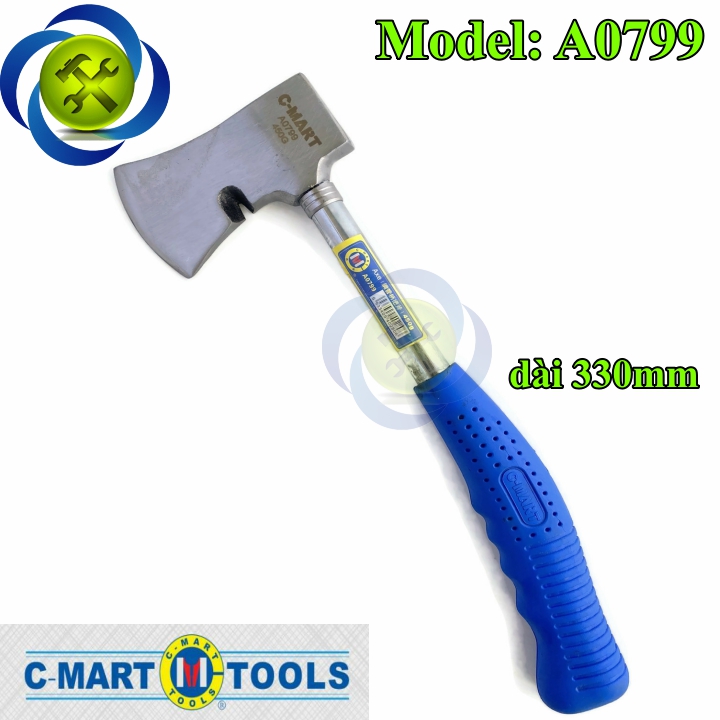 [HCM]Rìu C-MART A0799 đầu rìu nặng 450G tổng chiều dài 330mm